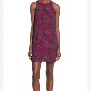 Leith Floral Tank Top - Purple and Black